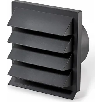 Větrací mřížka Naber K-Jal 125 venkovní mřížka antracit se zpětnou klapkou