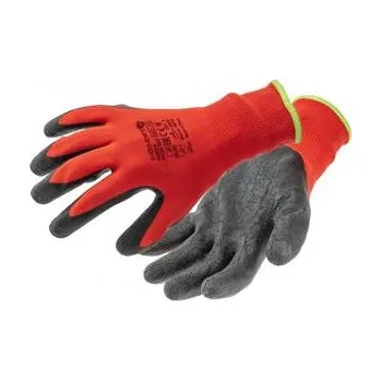 Pracovní rukavice RODER latexové ochranné rukavice červená/černá (12 párů/balení) 10