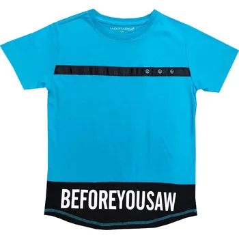 Chlapecké tričko Chlapecké triko Wolf S2903 - tyrkysová Barva: Tyrkysová, Velikost: 134