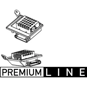 Odpor, vnitřní tlakový ventilátor MAHLE ABR 86 000P