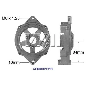 Víko alternátoru - Delco 1987054