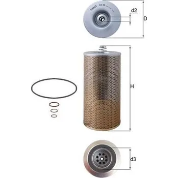 Olejový filtr Olejový filtr KNECHT OX 69D