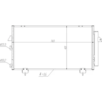 Výparník klimatizace Kondenzátor, klimatizace HART 604 066