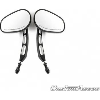 Zrcátko pro motocykl Zpětné zrcátko CUSTOMACCES MISURI JR0017N černý pár