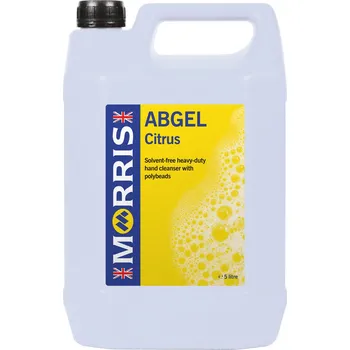Mýdlo Abgel Citrus (Heavy Duty H/C) - gelová mycí pasta na ruce, 5 l (Morris Lubricants - Made in UK)