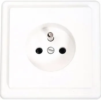 Elektrická zásuvka Zásuvka ABB 5517-2389B1 Classic bílá