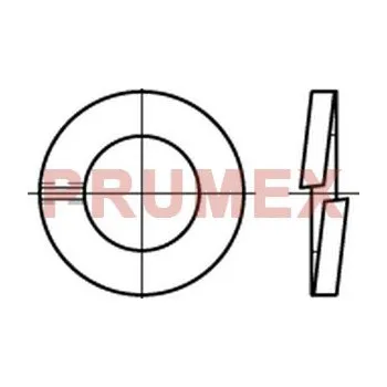 Matice Podložka pružná DIN 127B M16 / 16,2 žárový zinek