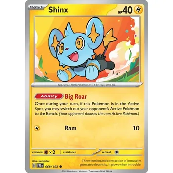 Sběratelská karetní hra Shinx 068/193 - Paldea Evolved Typ karty: Non-Holo