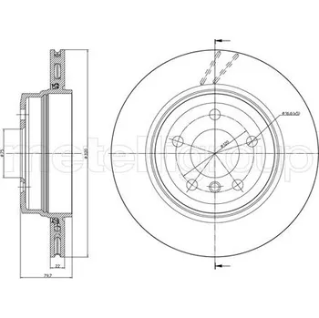 Brzdový kotouč Brzdový kotouč METELLI 23-0813C