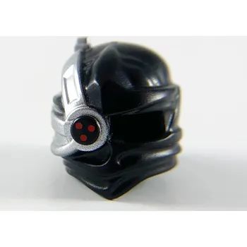Stavebnice LEGO 15616pb04 Black Ninjago Wrap with Silver Cyborg Eyepiece (Černý obal Ninjago se stříbrným okulárem Cyborg)