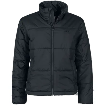 Přechodní bundy z Adidas - Krátká, prošívaná bunda - Ženy - černá