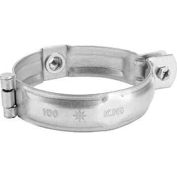 Objímka svodu šroubovací M10, Pozinkovaná - Průměr 120 mm