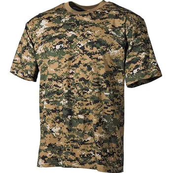 Pánské tričko M.F.H. (Německo) Tričko krátký rukáv - Digital woodland - Marpat Velikost: XXXL