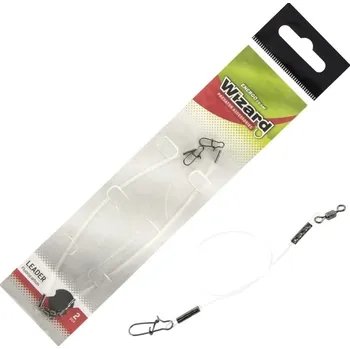 WIZARD - Návazec Fluorocarbon 22,5 cm 15 kg 2 ks