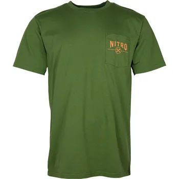 Pánské tričko triko NITRO FACTORY CRAFT TEE olive Velikost: S