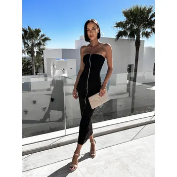 Dámské šaty Černé oboustranné šaty HARRYSEN na zip Velikost: ONESIZE