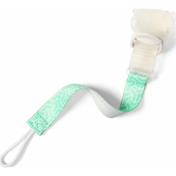 klip na dudlíky BabyOno pásek na dudlík s klipem - Zelená