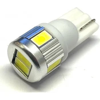 Tuning žárovka LED 12V-24V 5W W2,1x9,5d čirá 6xLED 5630