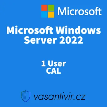 Operační systém Microsoft Windows Server 2022 - 1 User CAL, nová Win2022user1cal