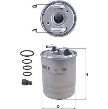 Palivový filtr Palivový filtr MAHLE KL 490/1D