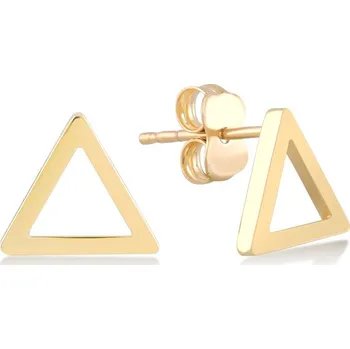Náušnice Lillian Vassago Zlaté peckové náušnice, trojúhelníky LLV06-GER242
