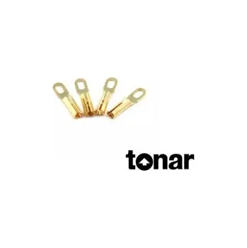 Příslušenství pro gramofon Konektory / Piny pro připojení přenosky / Tonar Gold Plate