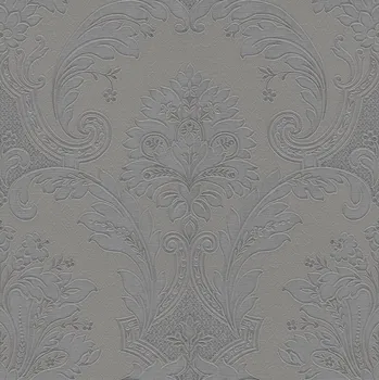 Tapeta Zambaiti Parati Luxusní šedá zámecká vliesová tapeta na zeď, Z21734, Tradizione Italiana, Zambaiti Parati, velikost 10,05 x 1,06 m