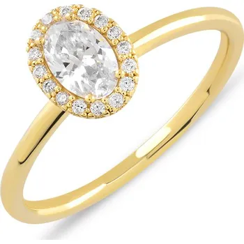 Prsten Lillian Vassago Zlatý prsten se zirkony LLV06-GR154 Velikost prstenu: 55