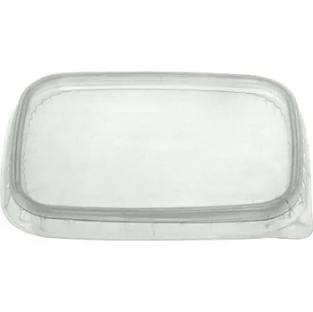 Jednorázové nádobí Víčko PP na vaničku 150-500ml PP, 108x77mm transparentní - 1000 ks