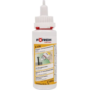 Tmel Förch Vysokopevnostní lepidlo na zajišťování šroubů K176 50 g (5* Zelené závitové leipdlo = vysoká pevnost)