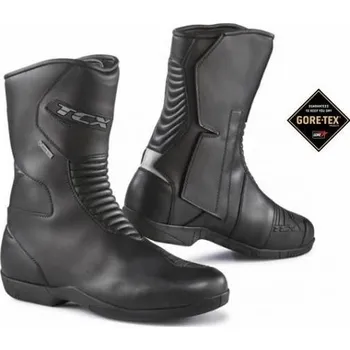 Těžké boty TCX X-FIVE.4 GORE-TEX černé turistické moto boty 49