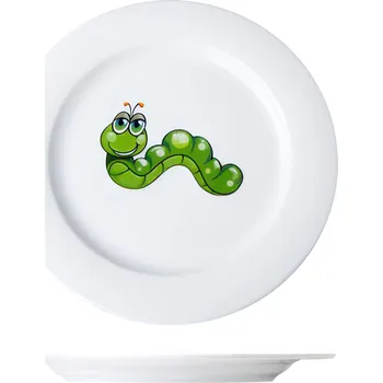 Talíř Suisse Langenthal | Talíř dezertní Housenka, 21 cm, Dětský dekor For KIDS