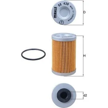 Olejový filtr Olejový filtr MAHLE OX 439D