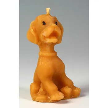 Svíčka Pleva Svíčka ze včelího vosku - pes