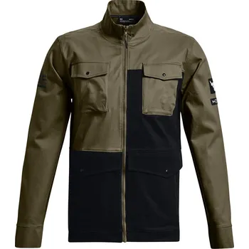 Pánská větrovka Pánská bunda na volný čas Under Armour PJT ROCK Q2 WOVEN LAYER zelená 1370460-361 - M | UK 12 | US 13