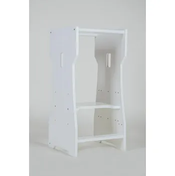 Jídelní židlička Maxido multifunkční učící věž 3v1 - bílá