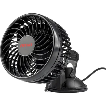 Ventilátor do auta s přísavkou 4,5" 12V (03001)