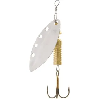 Umělá nástraha WIZARD - Rotačka Turbo Long 001 stříbrná 4 g