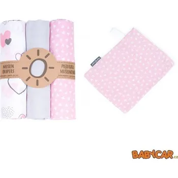 látková plena MAMO TATO mušelínové plenky 3ks + žínka Vzor 10