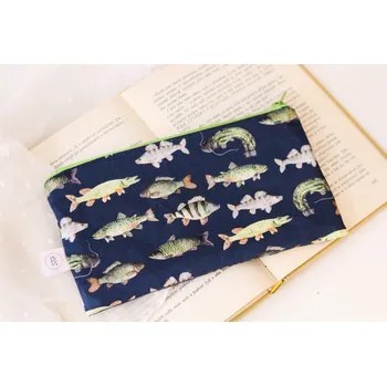 Penál ePiPí Taštička velká - Ryby Barva zipu: béžová