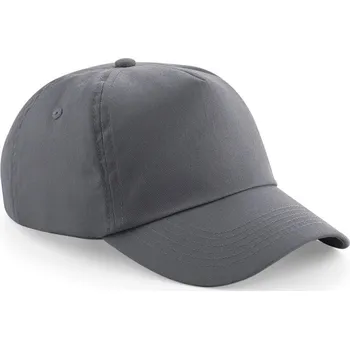 Pokrývka hlavy Beechfield Kšiltovka 5 panelová bavlněná Original B10 Barva: Grafitová
