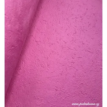 Umělecký papír Sapaimport Morušový ruční papír nelisovaný - sytě růžový Velikost: 23x32 cm, Barevnost: sytě růžová, ještě tmavší odstín