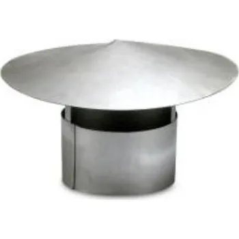 Kouřovod Stříška proti dešti pro topidla IDE/IDS Trotec - Ø 150 mm