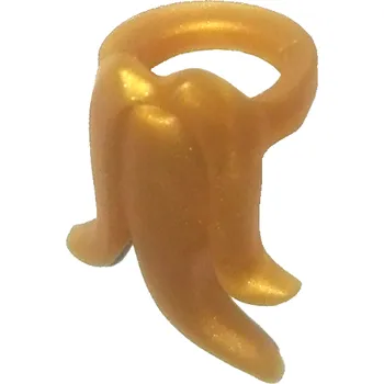 Hračka 93069 Pearl Gold Minifigure Beard, Fancy (Perleťově zlaté minifigurky vousů)