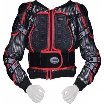 Motocyklový chránič hrudi a pátěře Chránič těla EM5 KIDS, EMERZE, dětský (černá-červená, vel. 10 let)