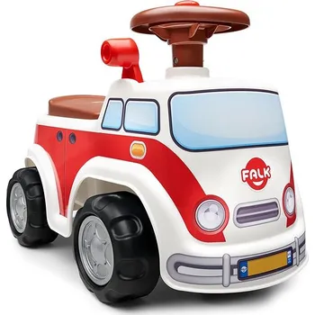 Dětské vozidlo Falk 703 Vintage minivan s otvíracím sedadlem a volantem s klaksonem