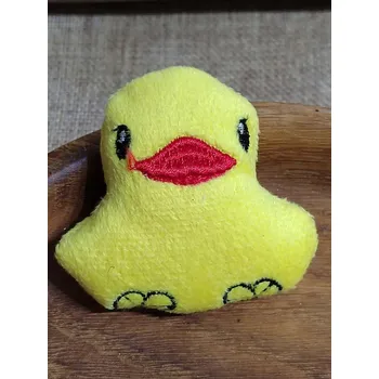 Nášivka Plyšová aplikace s pískátkem kuře