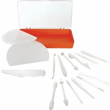 Jedlá dekorace na dort SCHNEIDER Modelovací sada pro marcipán velká, 15 kusů