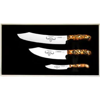 GIESSER, Exkluzivní sada tří nožů Premium Cut - Spicy Orange