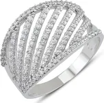 Lillian Vassago Prsten se zirkony z bílého zlata LLV22-GR005W Velikost prstenu: 56